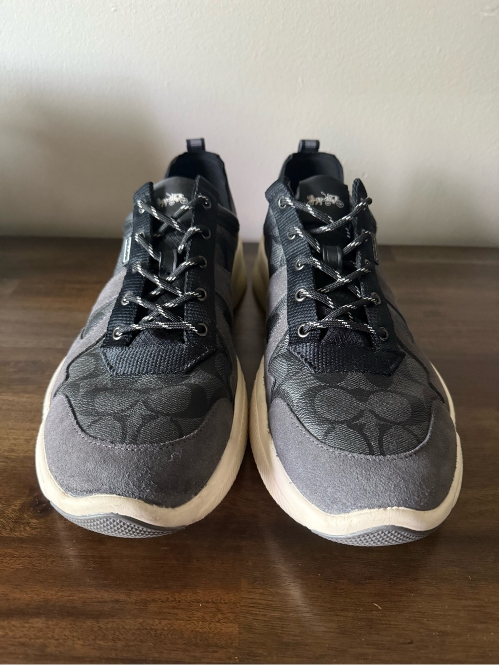 Coach City Sole Signature Runner Charcoal/Black Men’s Sneakers Size 13D. - Picture 3 of 10